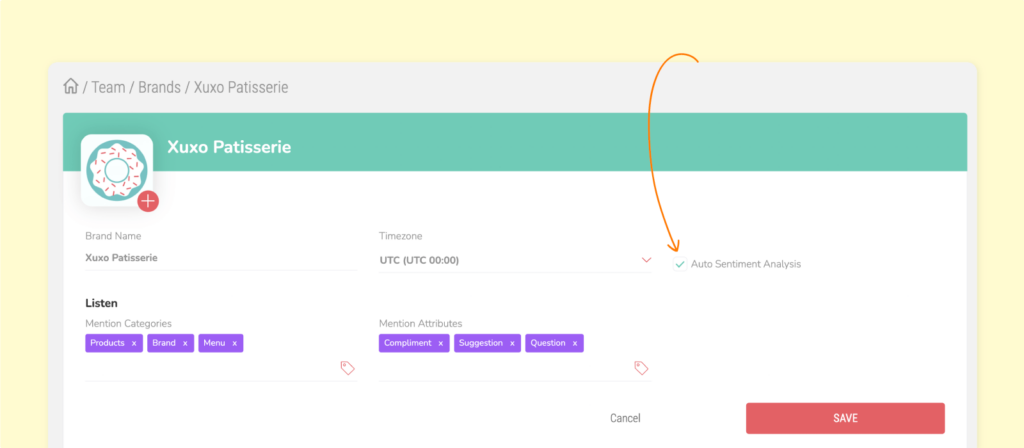 Auto-sentiment analysis