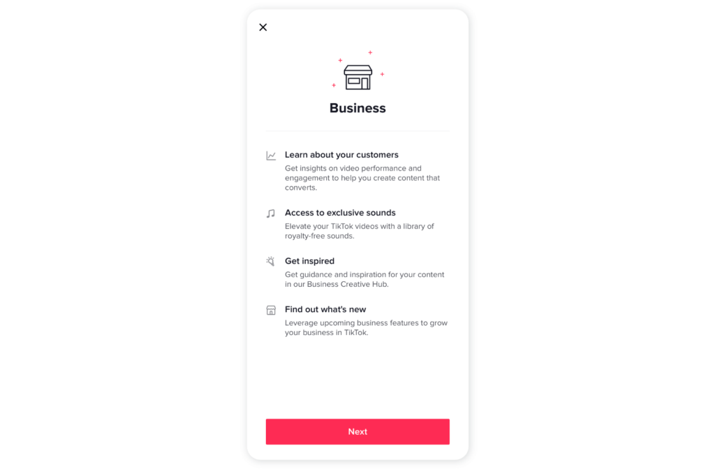 How to convert TikTok into business profile - Step 4