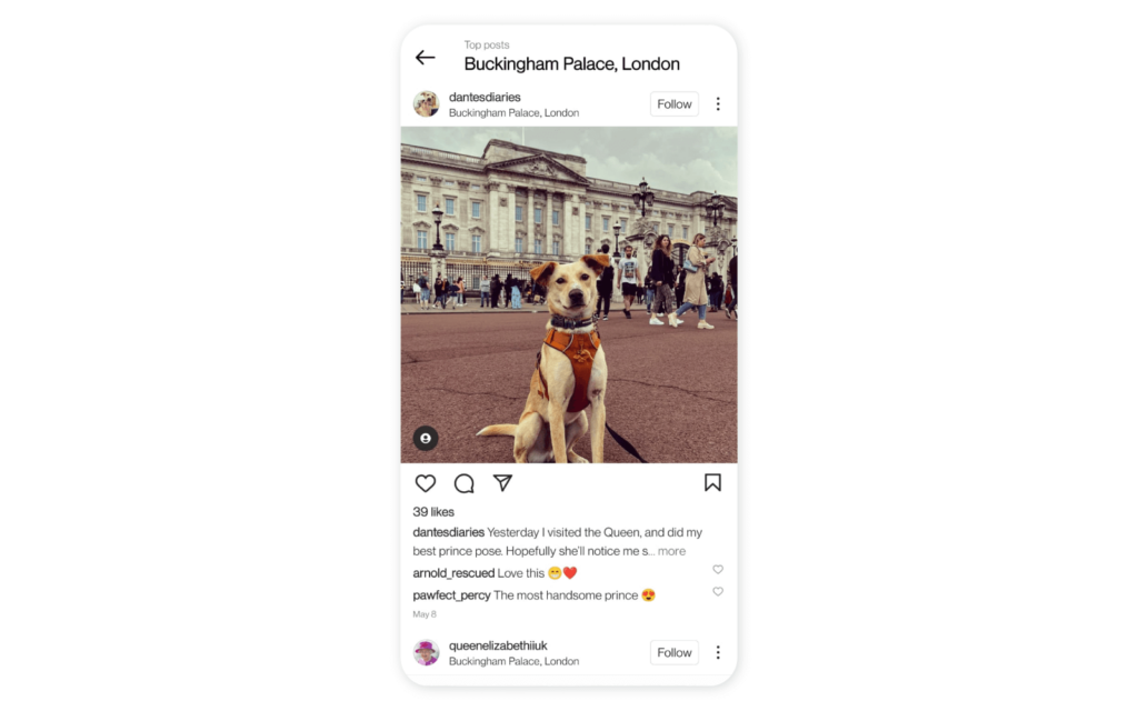 Instagram search features - Top and Recent posts