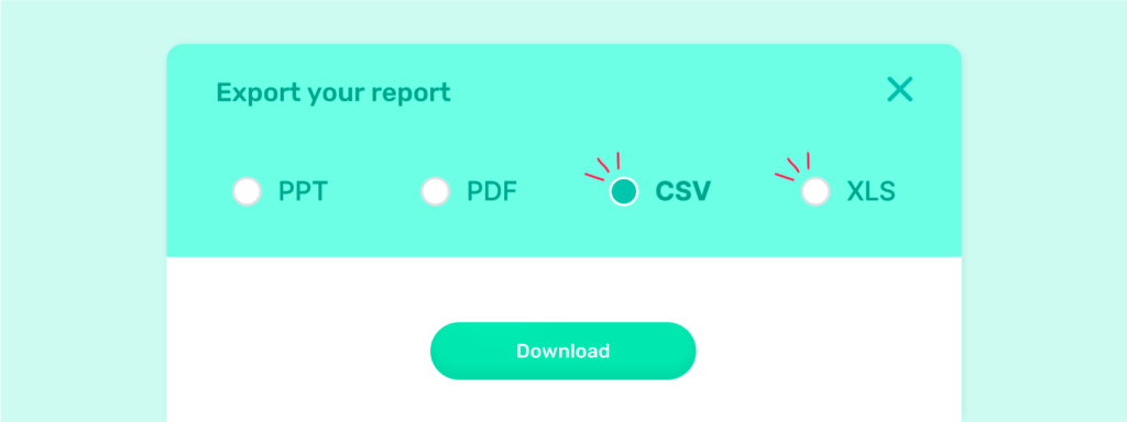 XLS - CSV exports are now available with Sociality.io