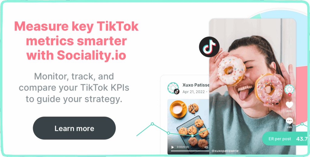 Sociality.io TikTok analytics free trialÂ