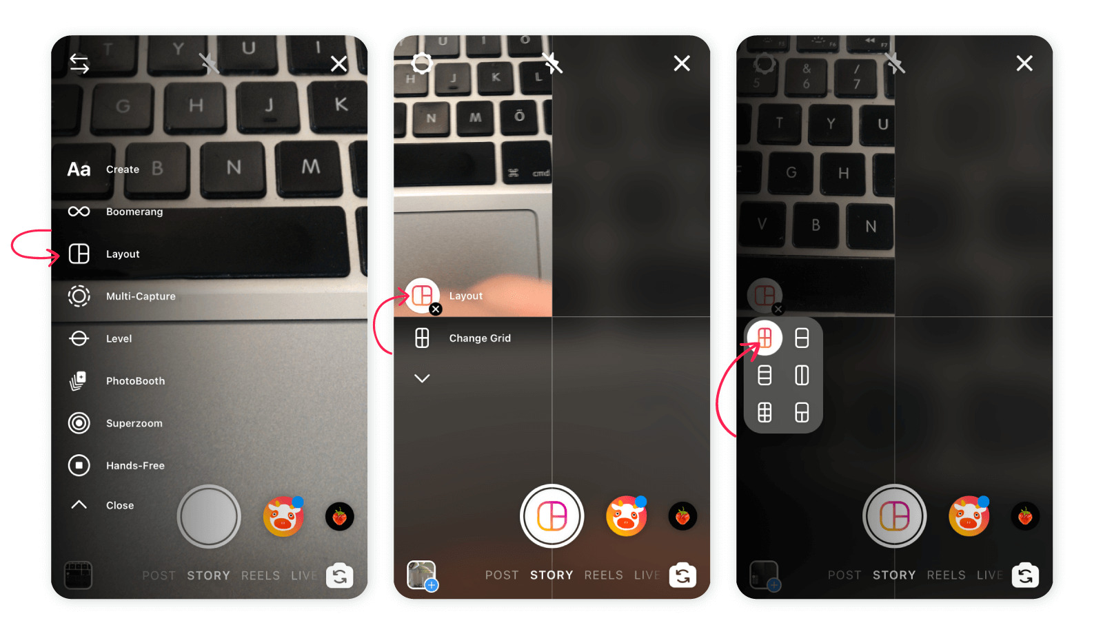 How to change the background color of Instagram Stories?