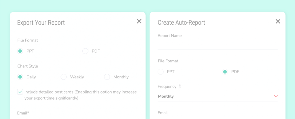 Generate automated and centralized analytics reports on your Instagram account