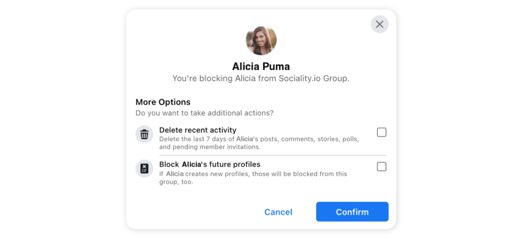 Delete the Facebook group permanently - Step 3