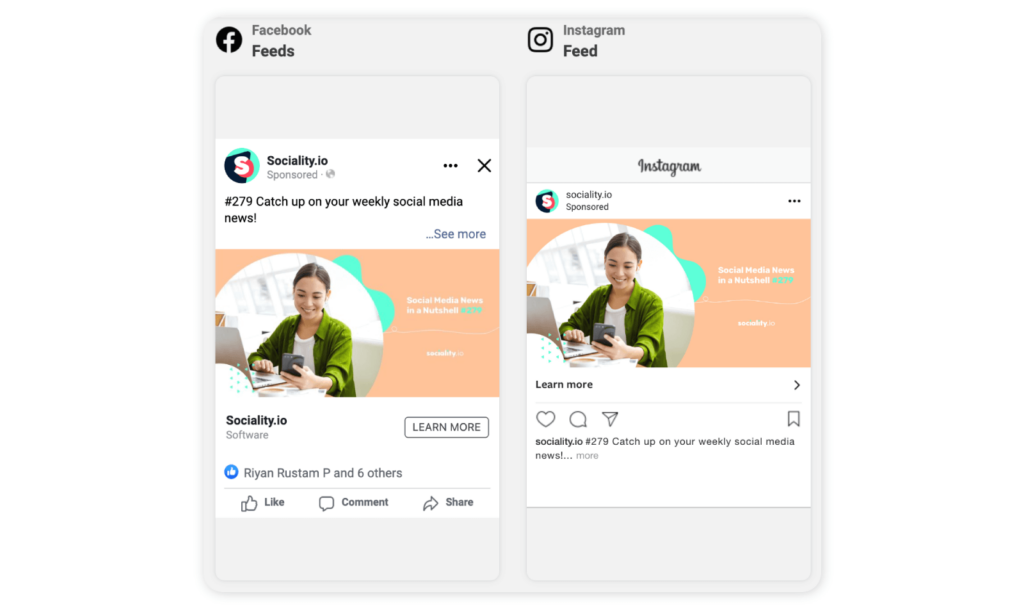 7 Types of Instagram ads with examples - Image ads