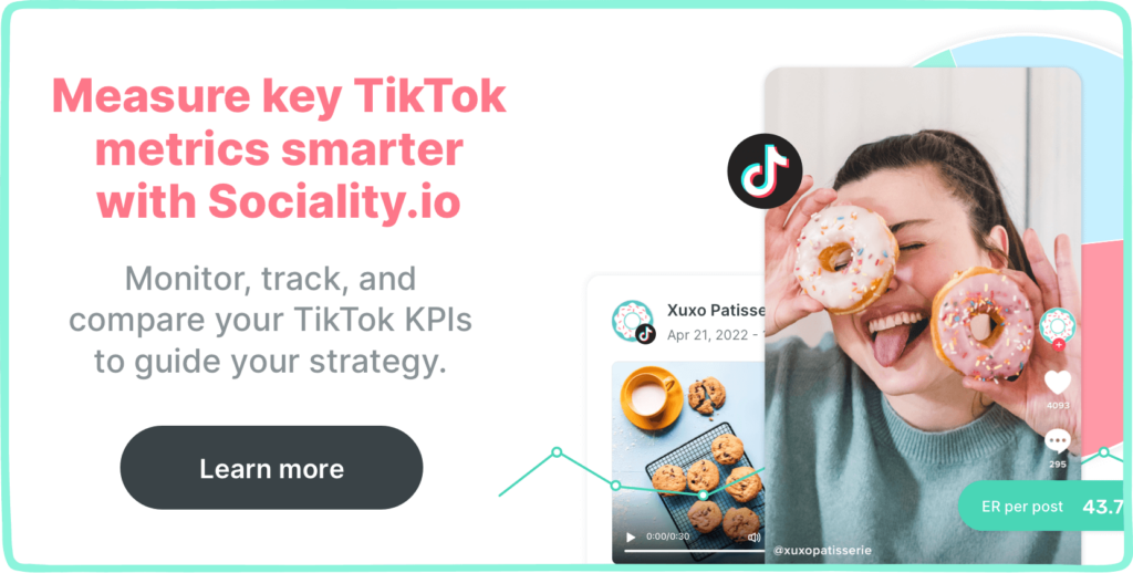 TikTok Marketing available with Sociality.io