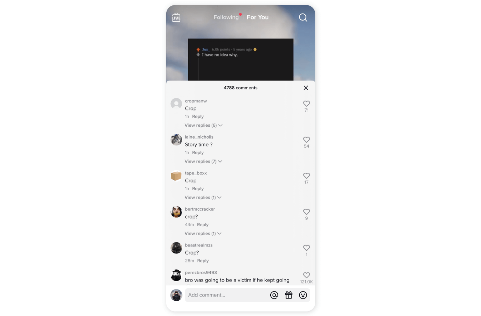 how to paste link in tiktok comments