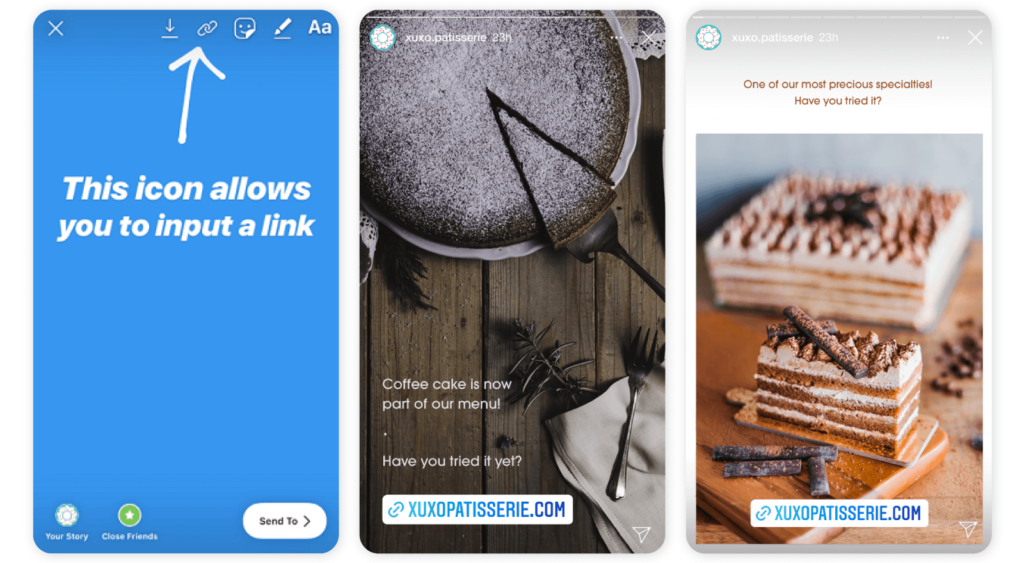 How to add a link to an Instagram Story
