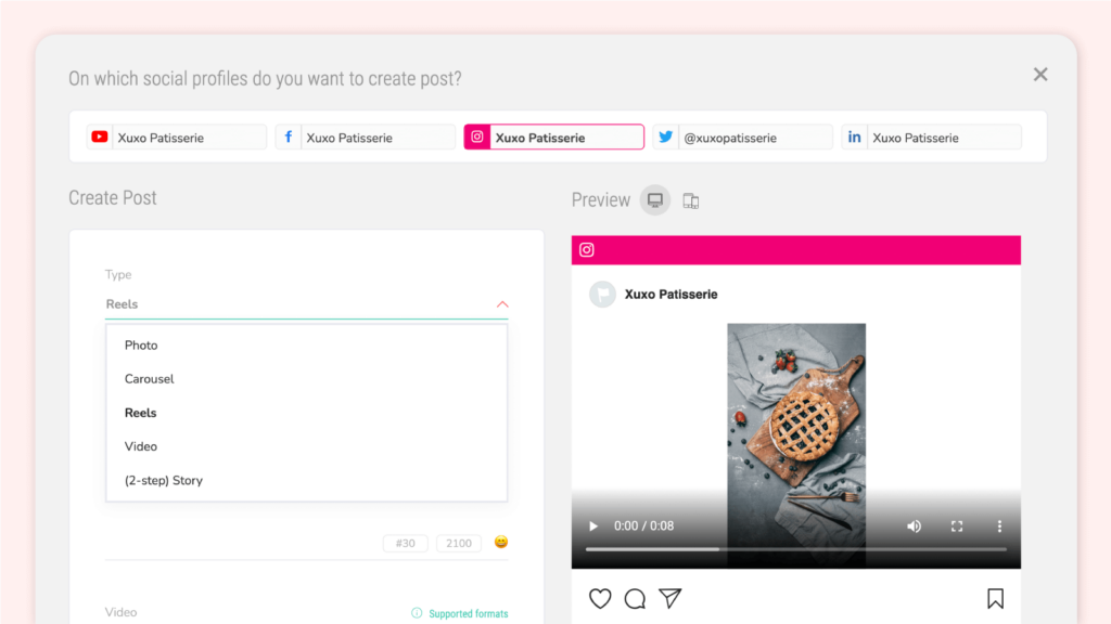 Instagram Reels scheduler tools for social media teams - Sociality.io