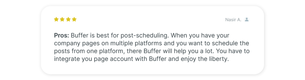 Buffer - user reviews 