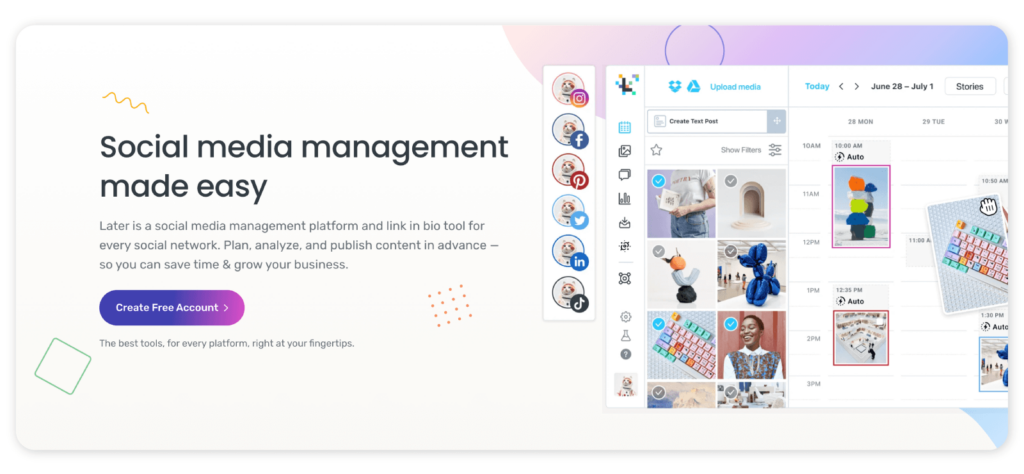 Best social media management tools for collaboration - Later