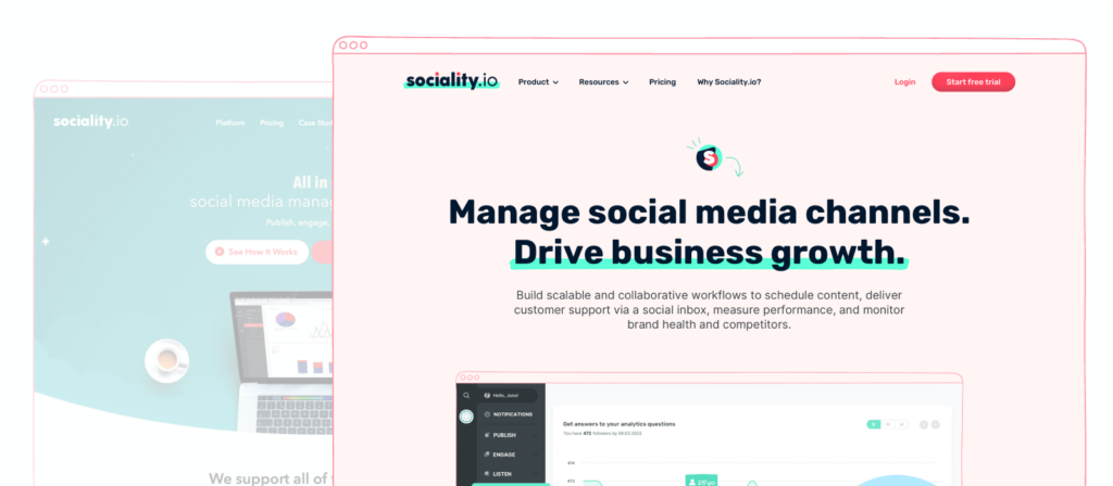 Sociality.io 2022 year review - New website