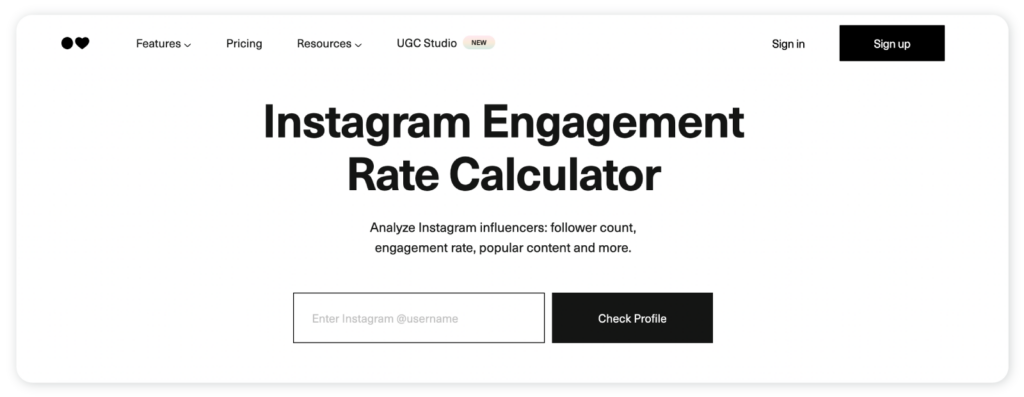 Top 5 Instagram engagement rate calculator - inBeat