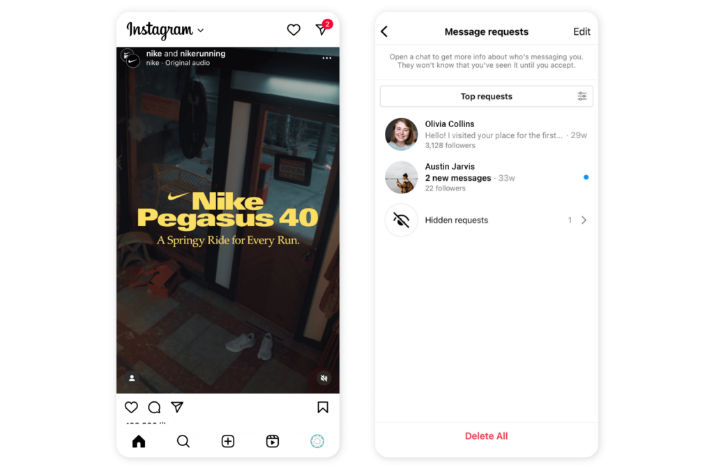 How to direct message on Instagram using the app