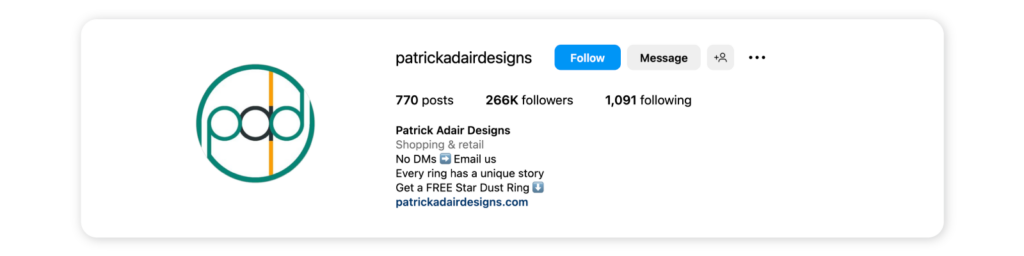 Instagram bio hacks - Use a CTA