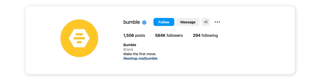 Motivational Instagram bio ideas - Bumble