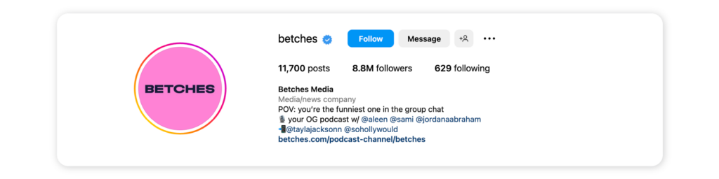 Creative Instagram bio ideas - Betches