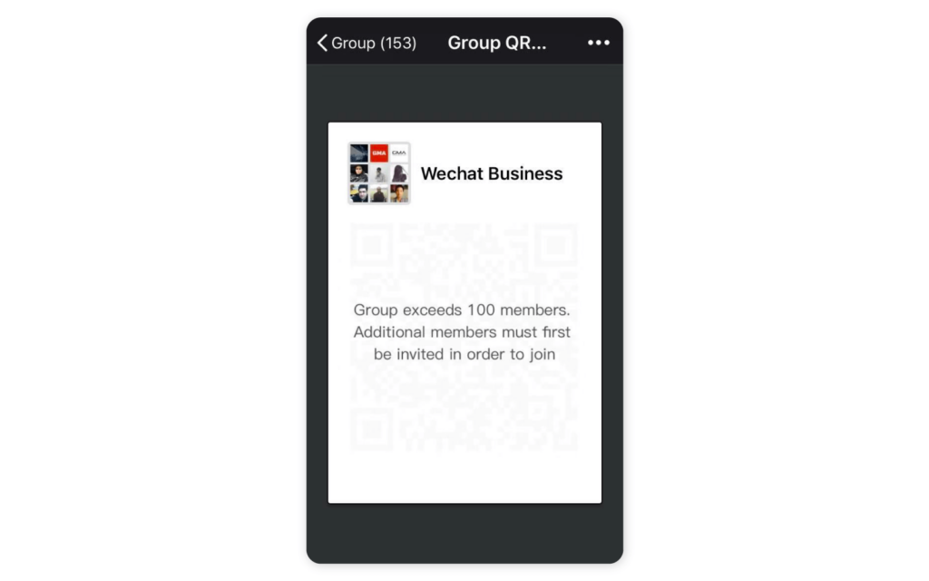 WeChat features for businesses - WeChat groups