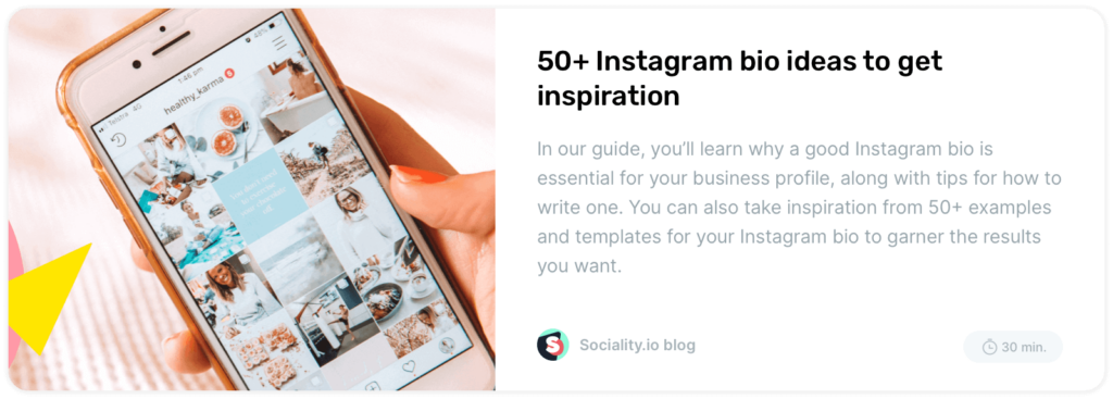 50+ Instagram bio ideas to get inspiration - Insights