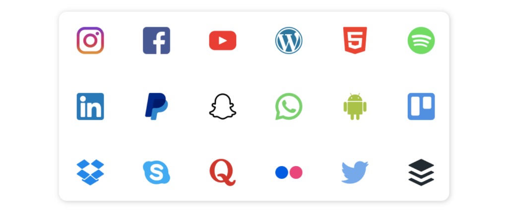 Social Media Logos by Flaticon