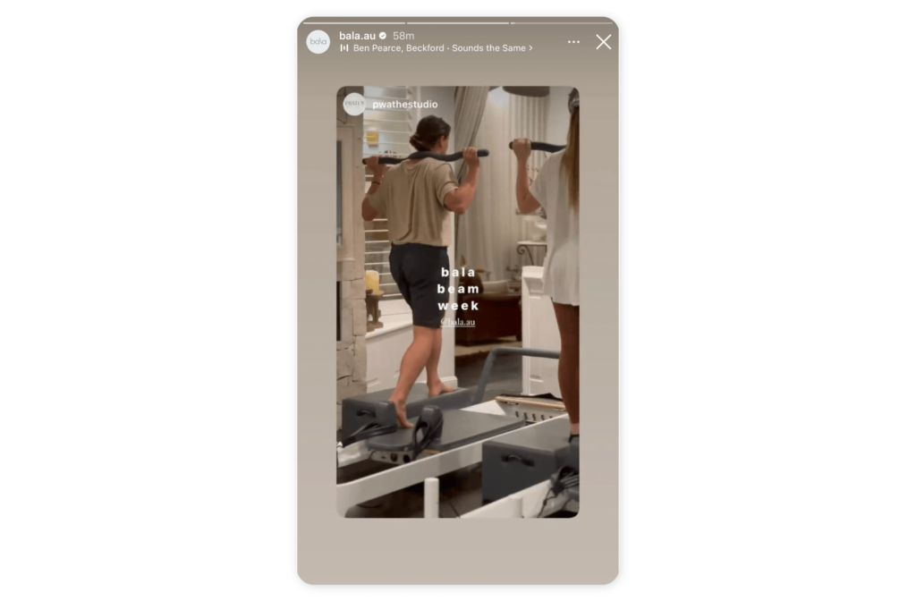 How to use Instagram Stories for your business - highlight a new reel