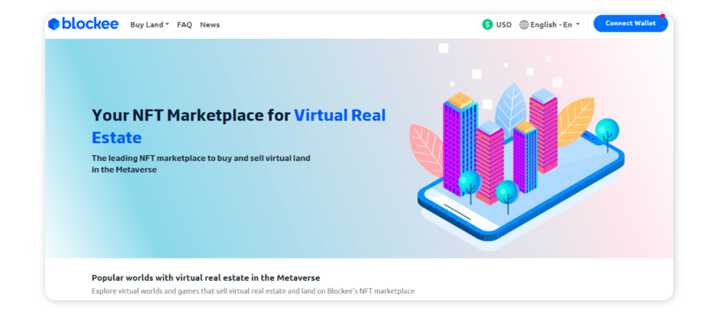 Types of metaverse marketplaces - Real Estate marketplace