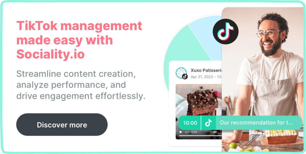 TİkTok management tool - Sociality.io