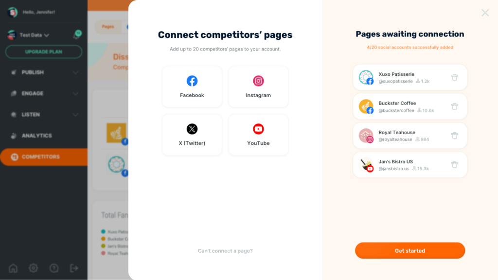 Connect your competitor pages like never before