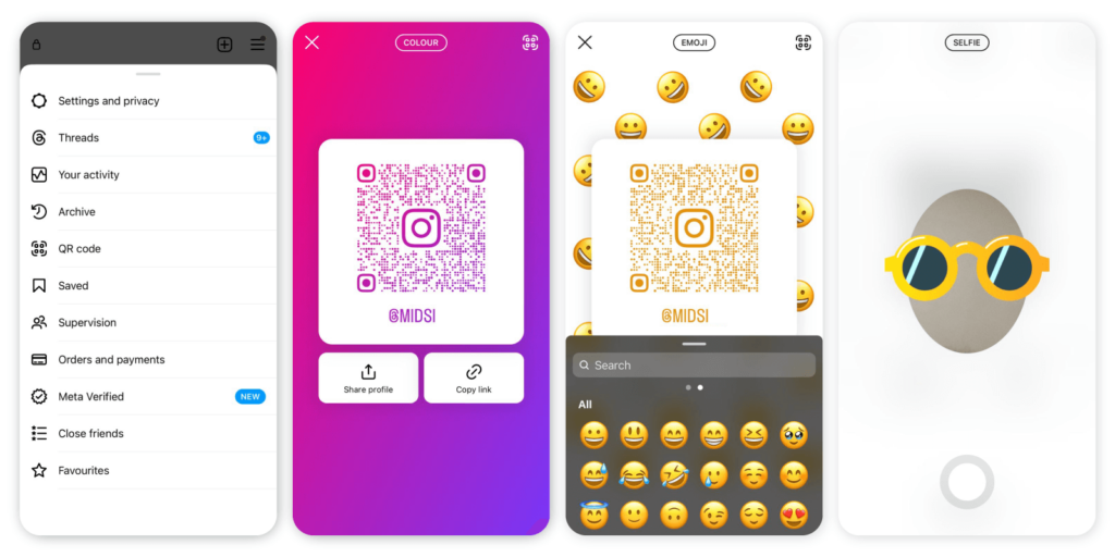 How to make a QR Code on Instagram