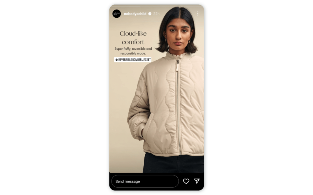 Add shoppable Instagram stickers