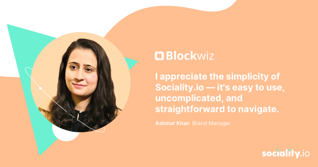 Blockwiz and their Sociality.io experience 🤝