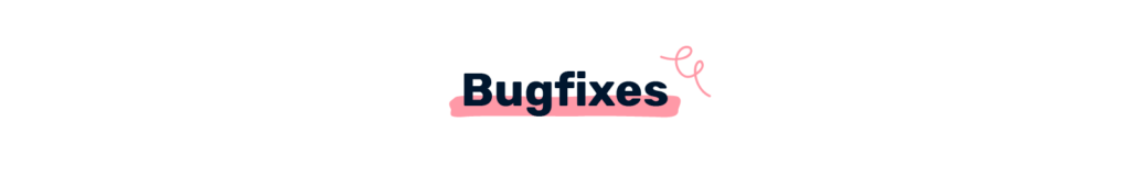 Beyond Beta April - Bugfixes