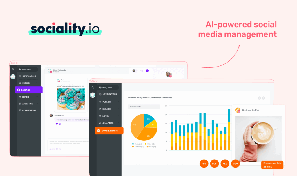 Alternative to Sprout Social: Sociality.io