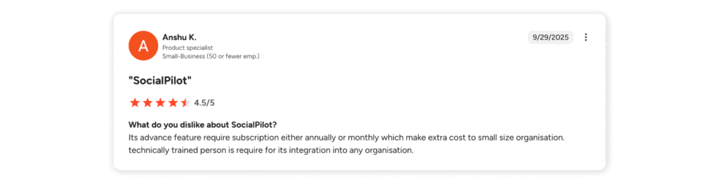 socialpilot-negative-review